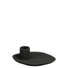 Kandelaar zwart - l13xb10xh4cm