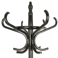 Kapstok Bistro zwart 12-haaks staand met parapluhouder