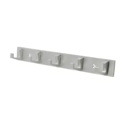Kapstok 5 haken Kristel aluminium 360 mm