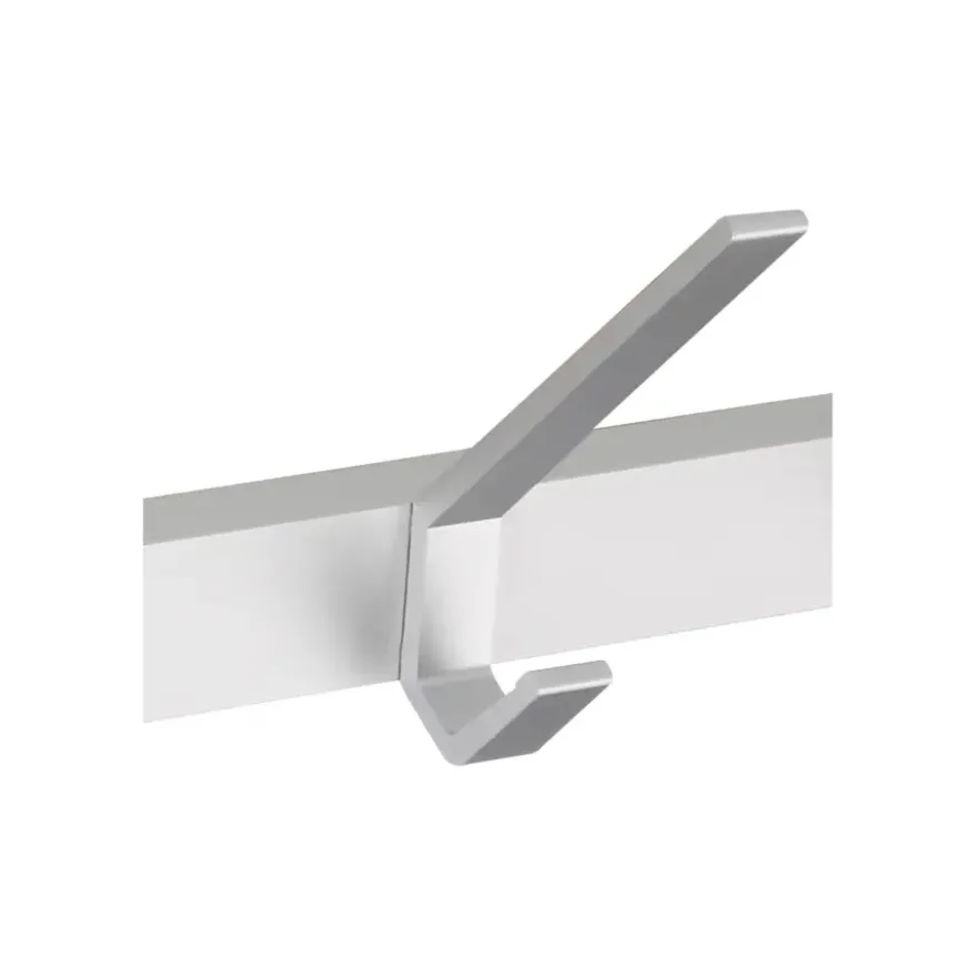 Kapstok 4 haken Ria aluminium 456 mm