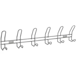 Kapstok 6 haken William grijs zamak 603 mm