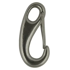 Karabijnhaak dicht oog 75mm