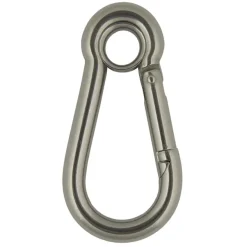 Karabijnhaak dicht oog 11x120mm