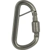 Karabijnhaak met veerbelast borging 8x80mm