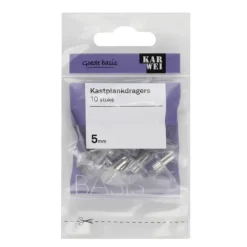 KARWEI kastplankdrager transparant 5 mm (10 stuks)