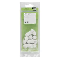 KARWEI afdekkapje M6 wit (15 stuks)