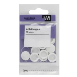 KARWEI afdekkapje wit (15 stuks)