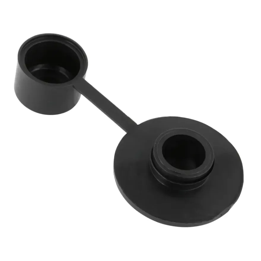 KARWEI afdekkapje zwart 7 mm (10 stuks)