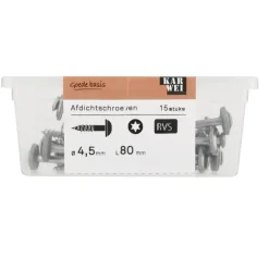KARWEI afdichtschroef 4,5x80 mm (15 stuks)