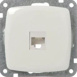 KARWEI Aurora UTP Wandcontactdoos CAT5 wit