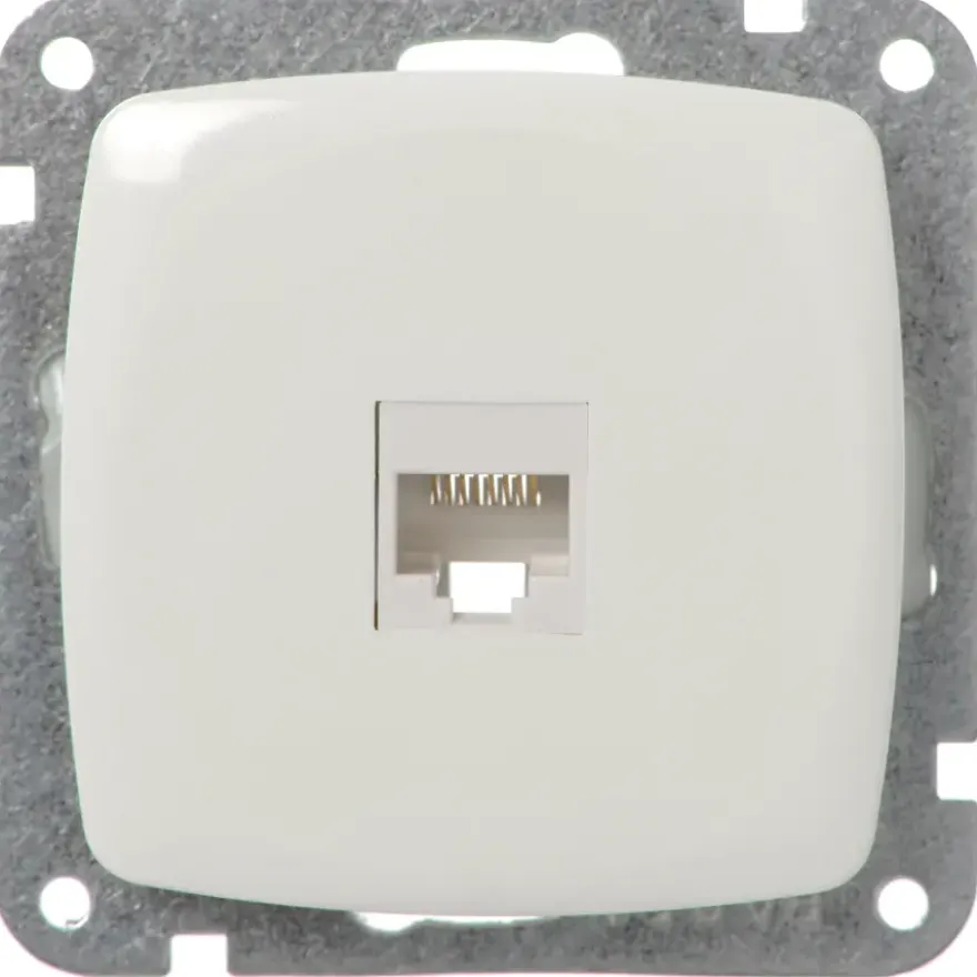 KARWEI Aurora UTP Wandcontactdoos CAT5 wit