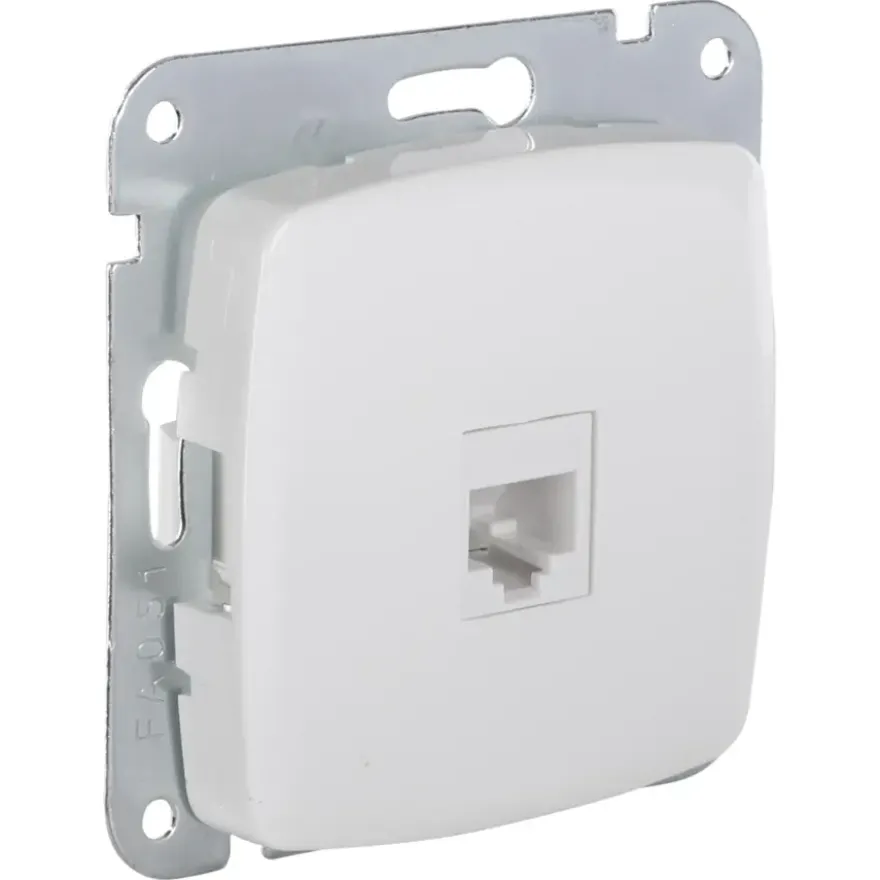 KARWEI Aurora UTP Wandcontactdoos CAT5 wit