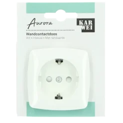 KARWEI Aurora wandcontactdoos RA wit