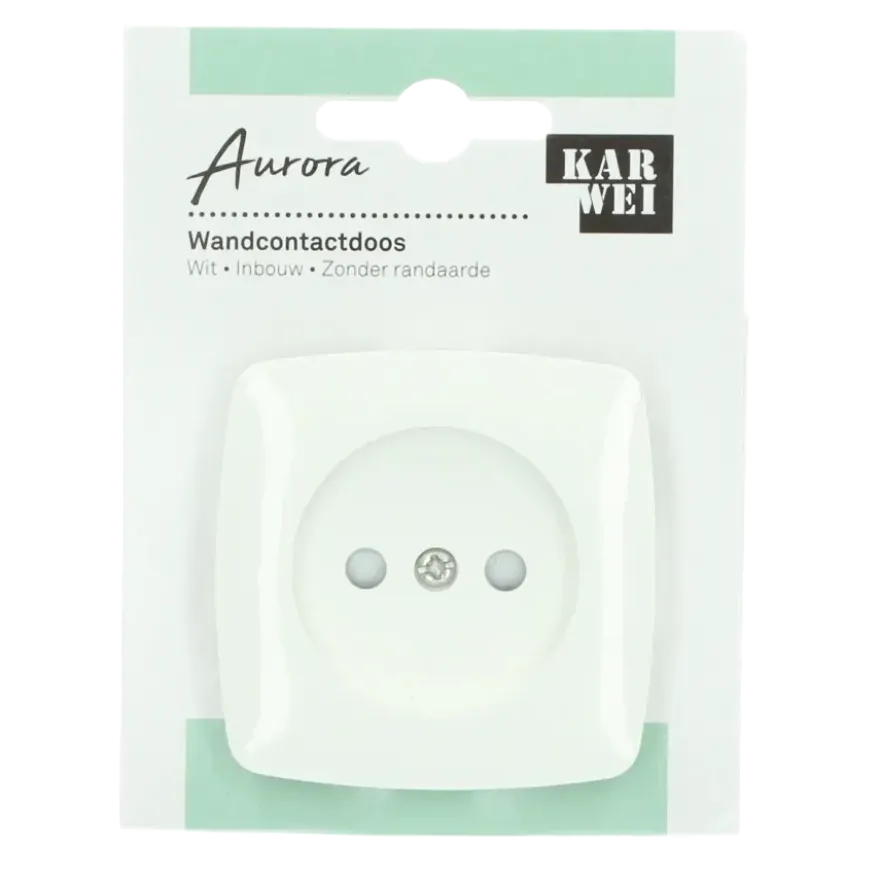 KARWEI Aurora wandcontactdoos wit