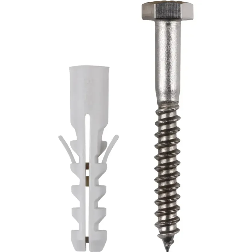 KARWEI Basisplug 8x40mm + hdb 6x40mm RVS 4ST