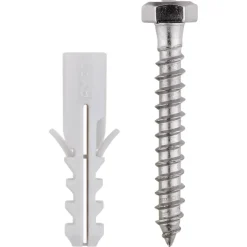 KARWEI Basisplug 6x30mm+hdb 5x35 RVS 4ST