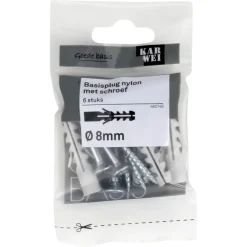 KARWEI Basisplug 8x40mm + uni 5x50mm 6ST