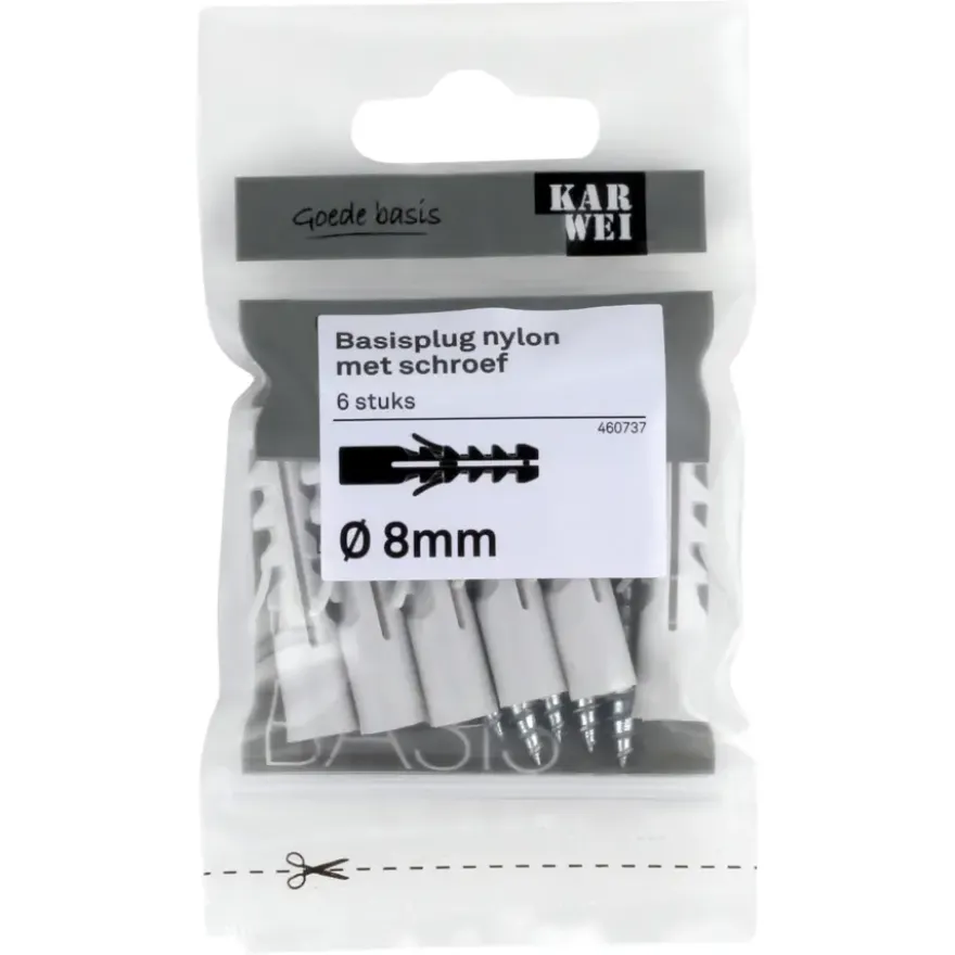 KARWEI Basisplug 8x40mm + uni 5x50mm 6ST