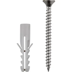 KARWEI Basisplug 6x30mm+uni 4x45 RVS 10ST