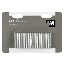 KARWEI Batterij Alkaline AAA 20 stuks