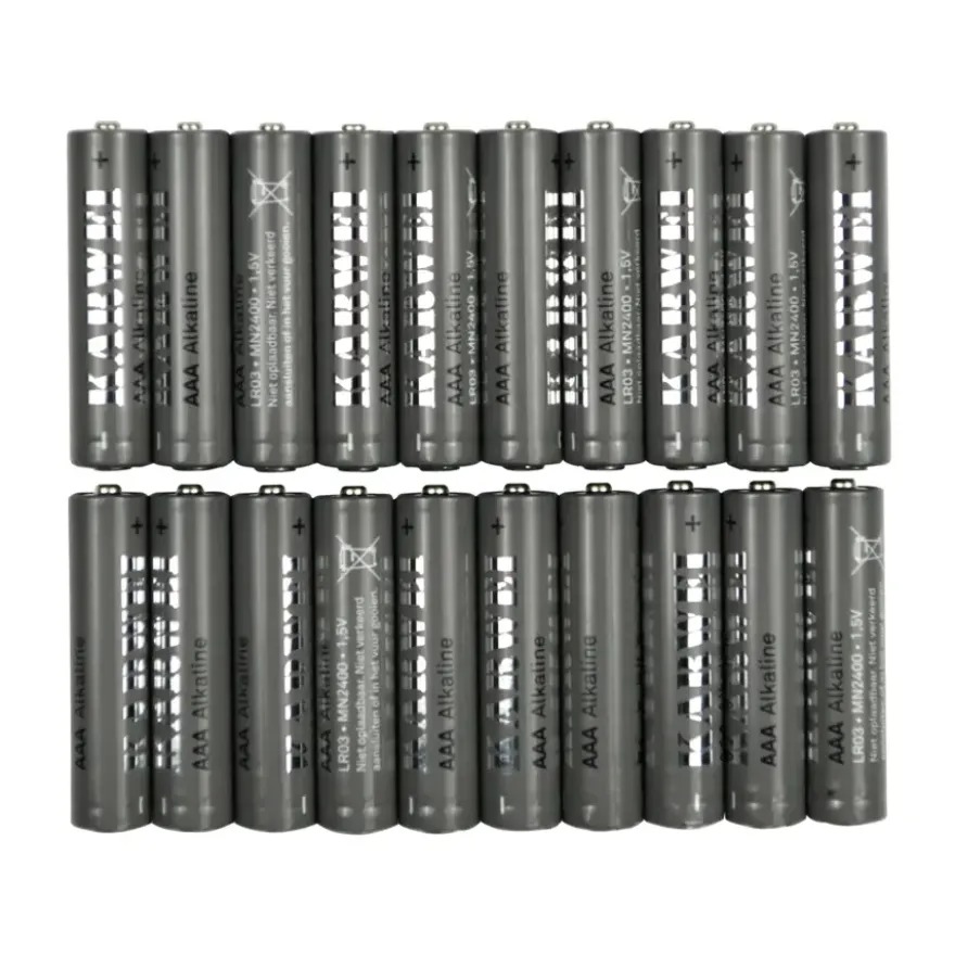 KARWEI Batterij Alkaline AAA 20 stuks