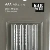 KARWEI Batterij Alkaline AAA 4 stuks