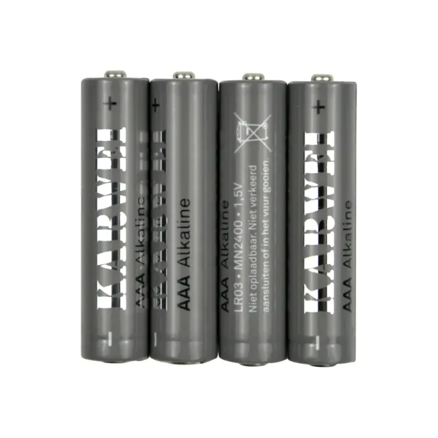 KARWEI Batterij Alkaline AAA 4 stuks