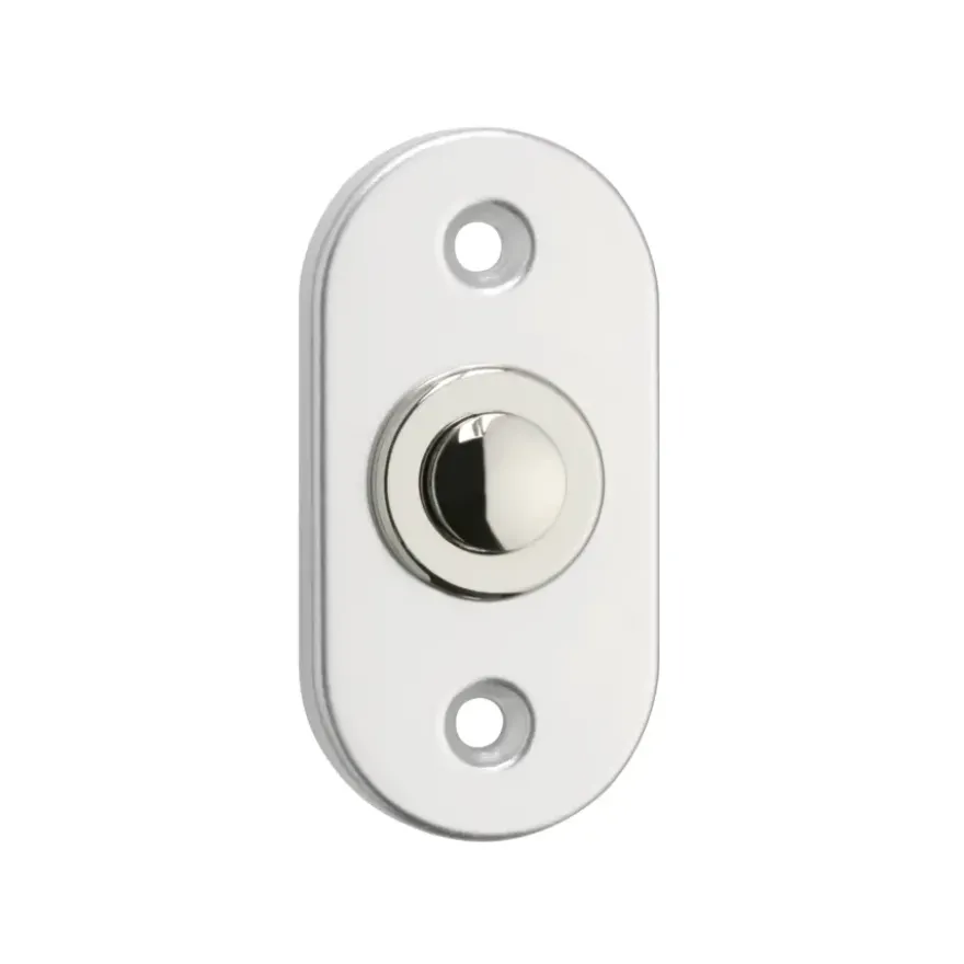 KARWEI beldrukker ovaal aluminium