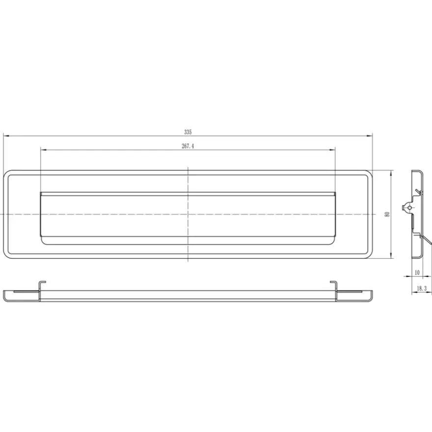 KARWEI briefplaat aluminium