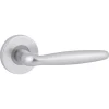 Karwei deurkruk set Antonio rond rozet aluminium