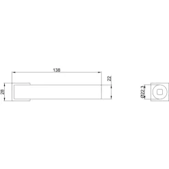 Karwei deurkruk set Chelsea vierkant rozet klein zwart RVS
