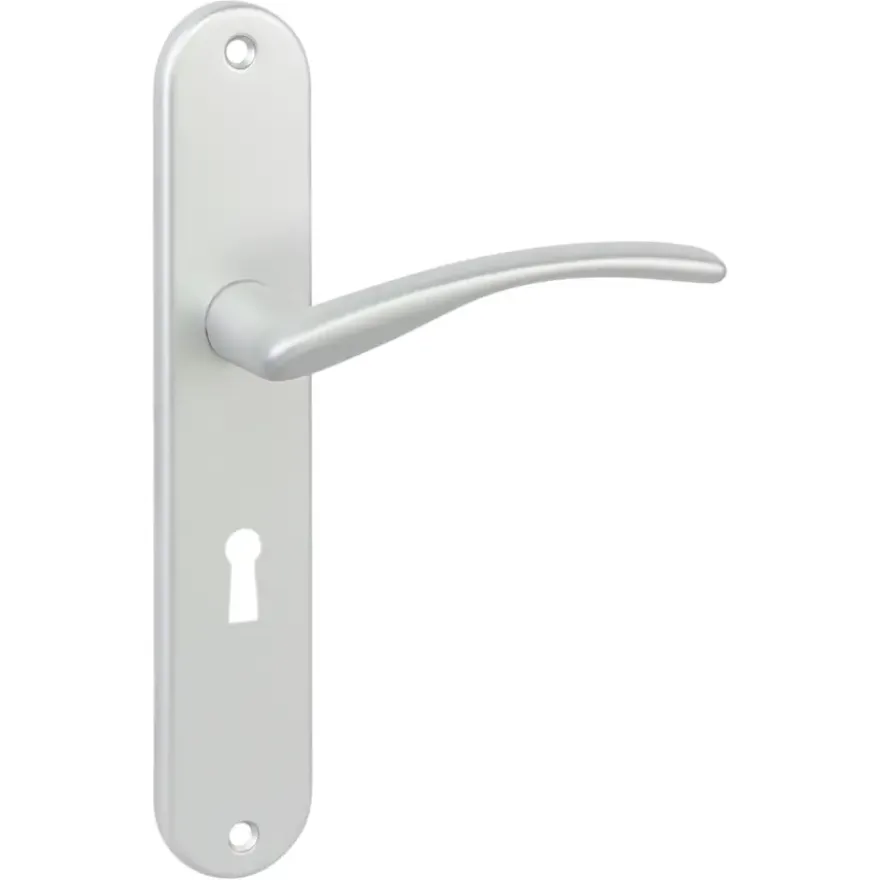 KARWEI deurkrukset Italie langschild sleutel 56mm ANOX (mat aluminium)