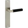 Karwei deurkruk set Nelson recht blind schild RVS look messing