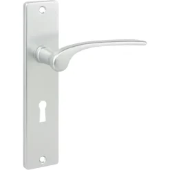 KARWEI deurkrukset Pedro langschild sleutel 56mm aluminium