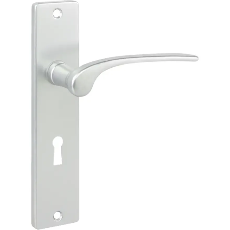 KARWEI deurkrukset Pedro langschild sleutel 56mm aluminium