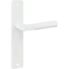 Karwei deurkruk set Stefano recht blind schild wit aluminium