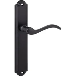 Karwei deurkruk set Tiago ovaal blind schild oud bruin messing