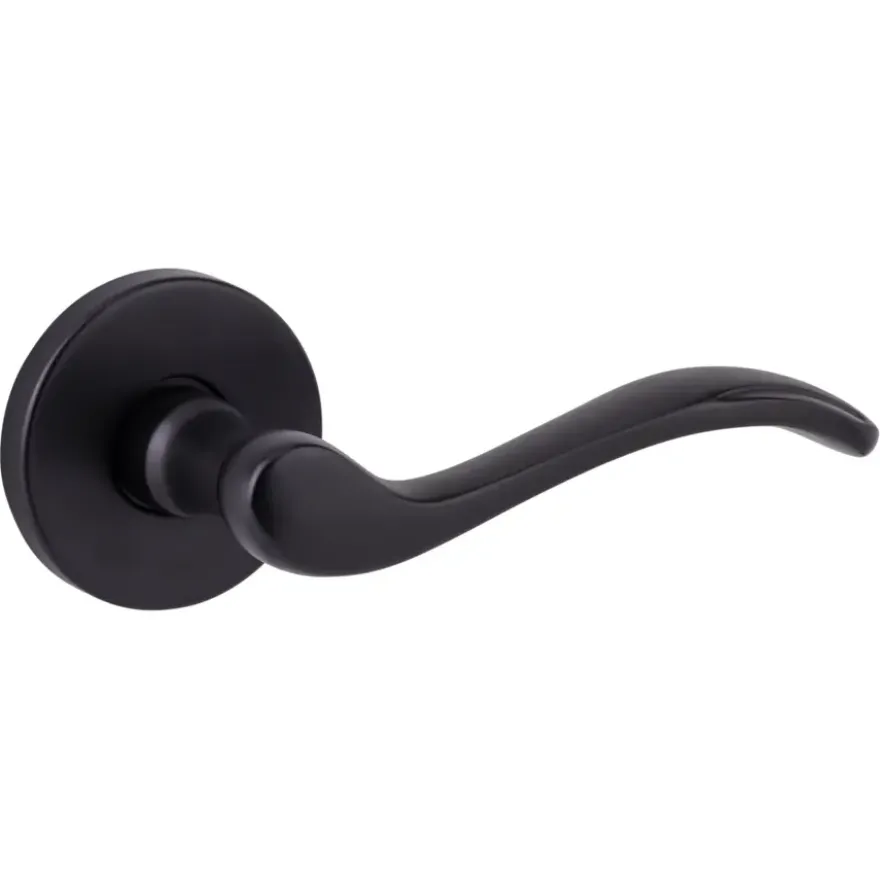 Karwei deurkruk set Tiago rond rozet oud bruin messing
