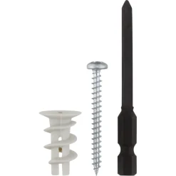 KARWEI Gips plug 6x22mm+uni ck 4x40 25ST + bit