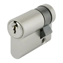 KARWEI halve profielcilinder nikkel 30/10 mm