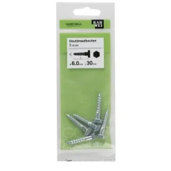 KARWEI houtdraadbout M6x30 mm 5 stuks