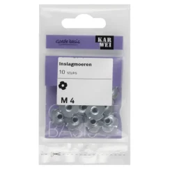 KARWEI inslagmoer M4 (10 stuks)