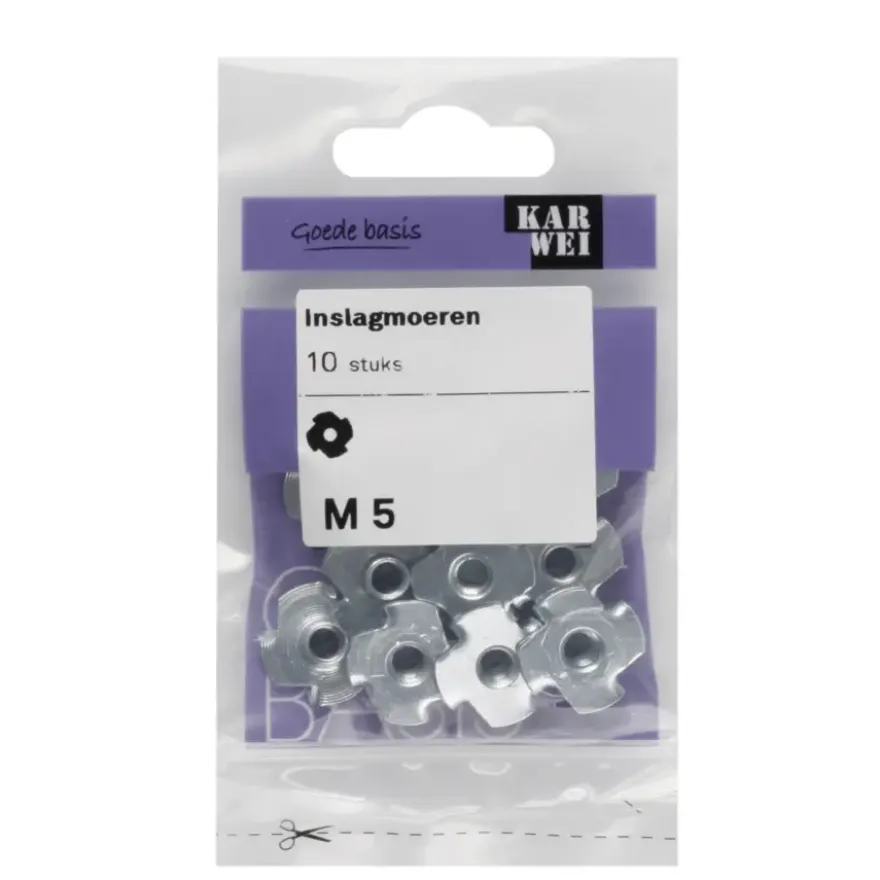 KARWEI inslagmoer M5 (10 stuks)