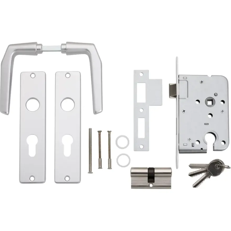 KARWEI insteekslot set compleet cilinder en deurschild Doorn 50mm