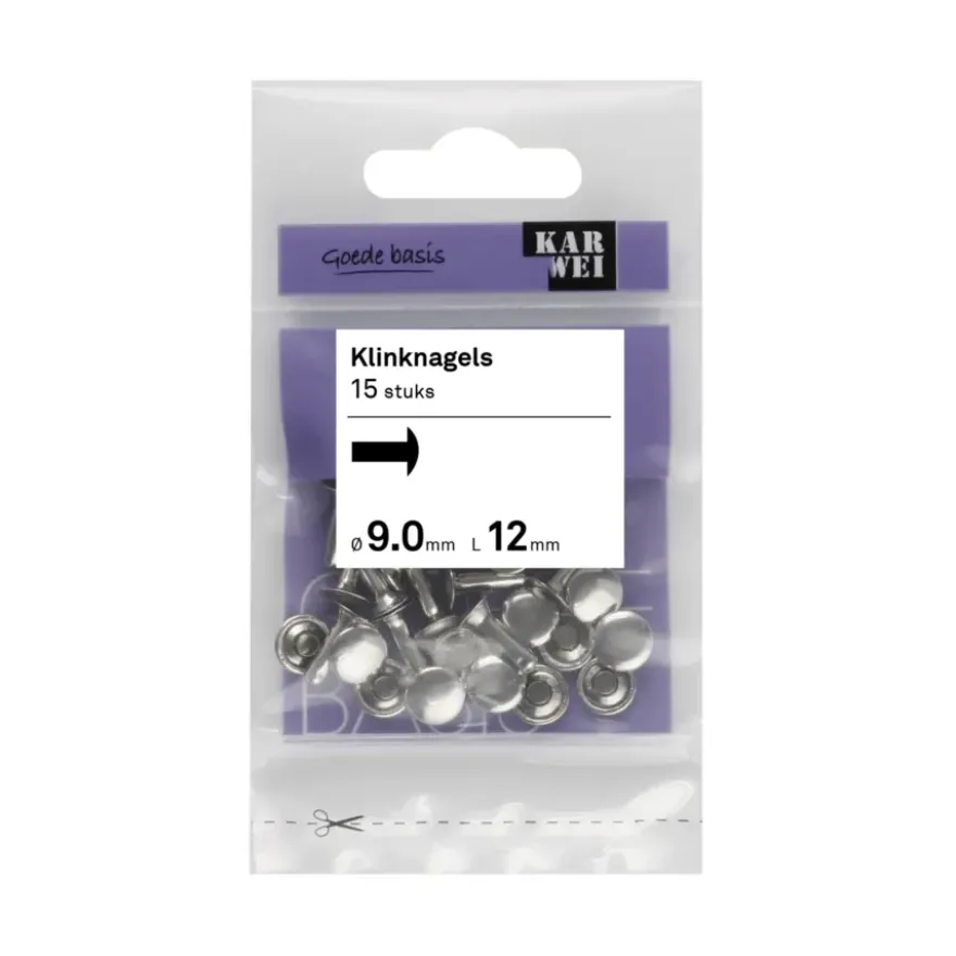 KARWEI klinknagel verzinkt 9x11mm (15 stuks)