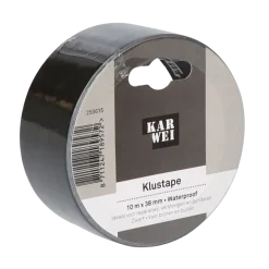KARWEI klus- en reparatietape zwart 10 m x 38 mm