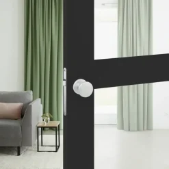 Karwei knopkruk rond rozet aluminium