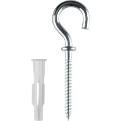 KARWEI kraagplug 6x36mm+schr.haak 4,5x65mm 4ST