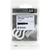KARWEI kraagplug 6x36mm+schr.haak wit 4,5x65mm 2ST