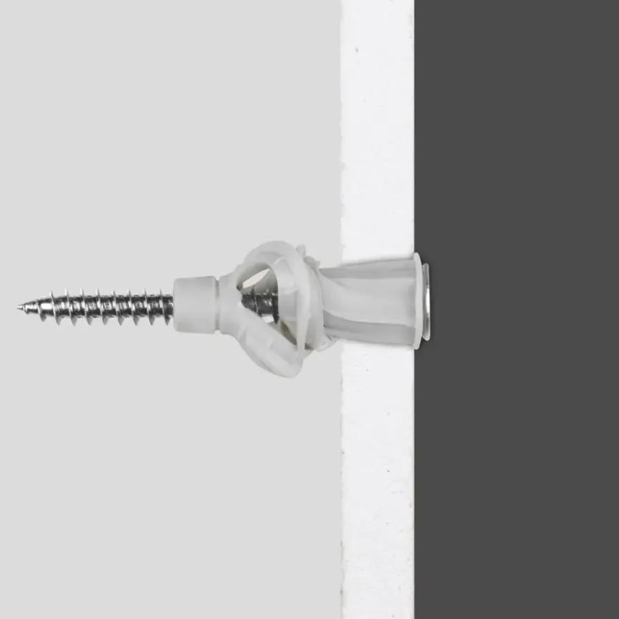 KARWEI kraagplug 6x36mm+schr.haak wit 4,5x65mm 2ST